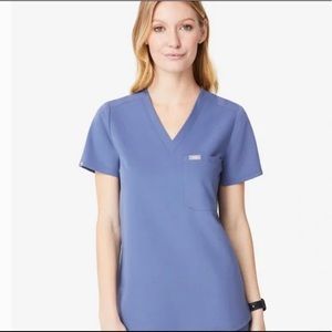 Figs big sky blue Catarina top size small